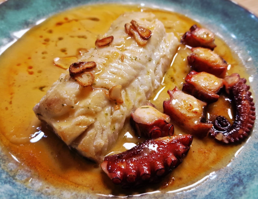 Bacalao con pulpo